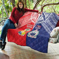 Rugby Samoa And Tonga Quilt Toa Samoa With Mate Maa LT05 - Polynesian Pride
