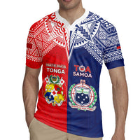 Custom Rugby Samoa And Tonga Rugby Jersey Toa Samoa With Mate Maa LT05 - Polynesian Pride