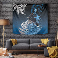 New Zealand Huia Bird Tapestry Aotearoa Maori Pattern