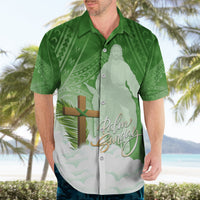 Happy Palm Sunday Hawaiian Shirt With Polynesian Pattern LT05 - Polynesian Pride