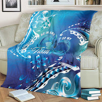 Polynesia Autism Awareness Blanket Be In Awe Of My 'Tism