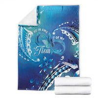Polynesia Autism Awareness Blanket Be In Awe Of My 'Tism