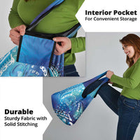 Polynesia Autism Awareness Grocery Bag Be In Awe Of My 'Tism