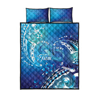 Polynesia Autism Awareness Quilt Bed Set Be In Awe Of My 'Tism
