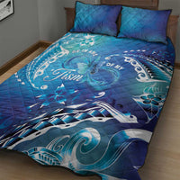 Polynesia Autism Awareness Quilt Bed Set Be In Awe Of My 'Tism