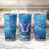 Polynesia Autism Awareness Tumbler Cup Be In Awe Of My 'Tism