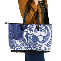 Guam Chief Kepuha Leather Tote Bag Chamorro Pride