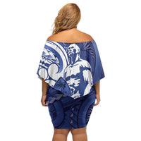 Guam Chief Kepuha Off Shoulder Short Dress Chamorro Pride