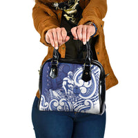 Guam Chief Kepuha Shoulder Handbag Chamorro Pride LT05 One Size Blue - Polynesian Pride