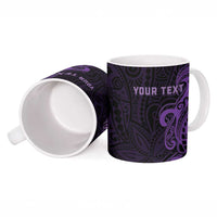 Personalised Lupus Warrior Ceramic Mug Never Give Up Polynesian Style LT05 - Polynesian Pride