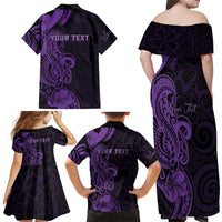 Personalised Lupus Warrior Family Matching Off Shoulder Maxi Dress and Hawaiian Shirt Never Give Up Polynesian Style LT05 - Polynesian Pride
