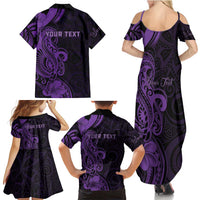 Personalised Lupus Warrior Family Matching Summer Maxi Dress and Hawaiian Shirt Never Give Up Polynesian Style LT05 - Polynesian Pride