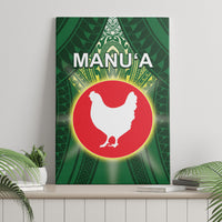 American Samoa Manu'a Cession Day Canvas Wall Art With Polynesian Pattern LT05 - Polynesian Pride