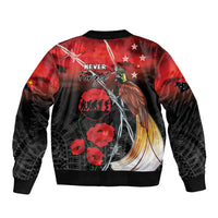 Papua New Guinea Remembrance Day Bomber Jacket Lest We Forget