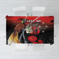 Papua New Guinea Remembrance Day Tablecloth Lest We Forget