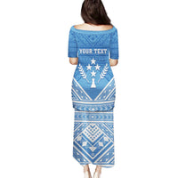 Personalised Kosrae State Gospel Day Family Matching Puletasi and Hawaiian Shirt Simple Style LT05 - Polynesian Pride