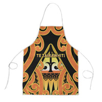 New Zealand Te Tairawhiti Apron Maori Koru Pattern LT05 Orange - Polynesian Pride