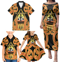 Personalised New Zealand Te Tairawhiti Family Matching Puletasi and Hawaiian Shirt Maori Koru Pattern LT05 - Polynesian Pride