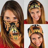 New Zealand Te Tairawhiti Neck Gaiter Maori Koru Pattern LT05 - Polynesian Pride