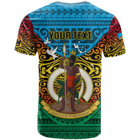 Personalized Vanuatu Torba Province T Shirt Vanuatuan Coat Of Arms Polynesian Pattern LT05 - Polynesian Pride