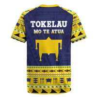 Tokelau Christmas Rugby Jersey Tokelauan Turtle Santa Sleigh