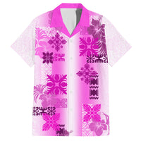 Hawaiian Quilt Hawaiian Shirt Vintage Pattern Pink LT05 Pink - Polynesian Pride