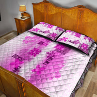 Hawaiian Quilt Quilt Bed Set Vintage Pattern Pink LT05 - Polynesian Pride