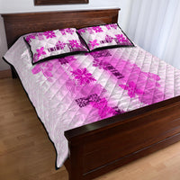Hawaiian Quilt Quilt Bed Set Vintage Pattern Pink LT05 - Polynesian Pride