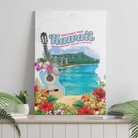 Aloha Hawaii Waikiki Beach Landscape Canvas Wall Art