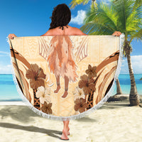 Tonga Women's Day Beach Blanket With Polynesian Pattern LT05 - Polynesian Pride