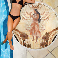 Tonga Women's Day Beach Blanket With Polynesian Pattern LT05 - Polynesian Pride