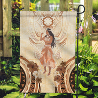 Tonga Women's Day Garden Flag With Polynesian Pattern LT05 Garden Flag Beige - Polynesian Pride