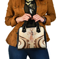 Tonga Women's Day Shoulder Handbag With Polynesian Pattern