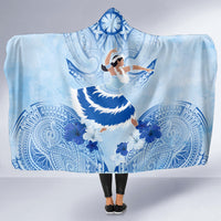 Cook Islands Women's Day Hooded Blanket With Polynesian Pattern