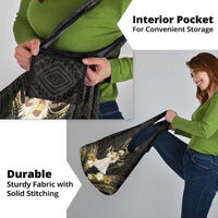 Niue Women's Day Grocery Bag With Polynesian Pattern