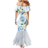 Guam Chamorro Mermaid Dress Guasali Flowers Curves Style