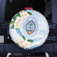 Guam Chamorro Spare Tire Cover Guasali Flowers Curves Style