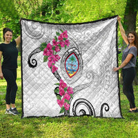 Guam Chamorro Quilt Curves Polynesian Tattoo Mix Bougainvillea