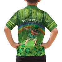 Personalised Hawaii Saint Patrick's Day Hawaiian Shirt Let's Get Fit Shaced