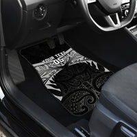 Custom New Zealand Cricket Car Mats Go Champions World Cup 2024 With Maori Pattern
