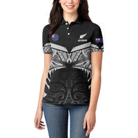 Custom New Zealand Cricket Women Polo Shirt Go Champions World Cup 2024 With Maori Pattern LT05 - Polynesian Pride