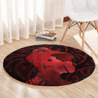 Aotearoa Mana Wahine Round Carpet The Spiritual Power Of Women