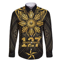 Personalised Philippines Independence Day Family Matching Summer Maxi Dress and Hawaiian Shirt Filipinos Sun Star Tribal