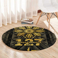 Philippines Independence Day Round Carpet Filipinos Sun Star Tribal