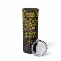 Personalised Philippines Independence Day Skinny Tumbler Filipinos Sun Star Tribal LT05 - Polynesian Pride