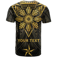 Personalised Philippines Independence Day T Shirt Filipinos Sun Star Tribal