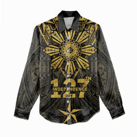 Personalised Philippines Independence Day Women Casual Shirt Filipinos Sun Star Tribal