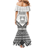 Personalised Kiribati Gospel Day Family Matching Mermaid Dress and Hawaiian Shirt Coat Of Arms Polynesian Pattern LT05 - Polynesian Pride