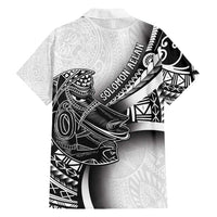 Solomon Islands Nguzunguzu Family Matching Tank Maxi Dress and Hawaiian Shirt Polynesian Tribal Pattern