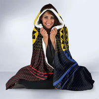 Philippines Batok Tribal Inspired Tattoo Hooded Blanket LT05 - Polynesian Pride